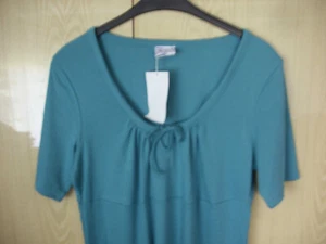 schönes, neues Kleid Jersey Gr.44 BW 56 cm smaragdgrün - Bild 1 von 7