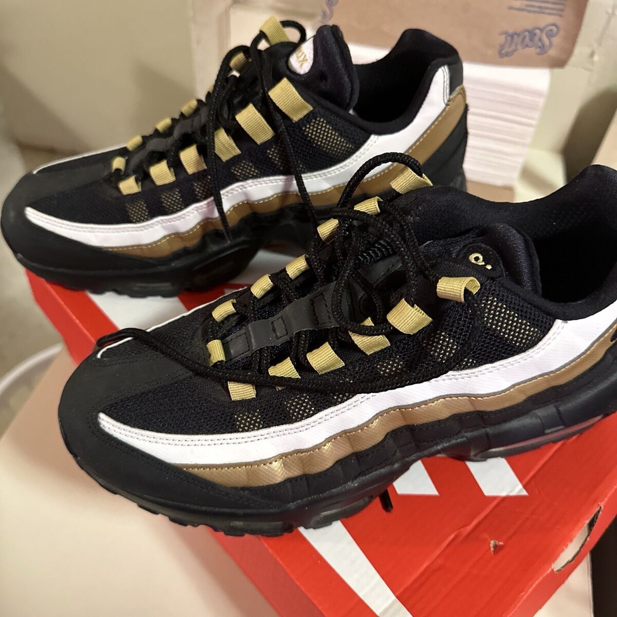 Nike Air Max 95 OG Black Gold for Sale | Authenticity Nike Air Max 95 OG Black Gold for Sale | Authenticity