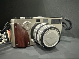 📷 Fujifilm TX-1 Panoramic Film Camera + Super-EBC 45mm F/4 Lens | Wood Grip - Picture 1 of 10