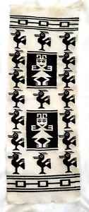 Tappeto artistico sud-ovest americano indiano possibilmente Navajo design tribale appeso a parete - Foto 1 di 21