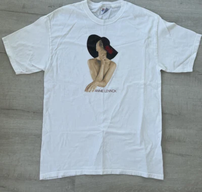 RARE Annie Lennox Eurythmics 2004 Tour concert official T Shirt White Medium - Image 1 of 4