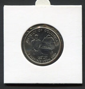 USA 1/4$ 2009 D Territories Quarters District of Columbia KM#445 CuNi UNC B2041 - Picture 1 of 2
