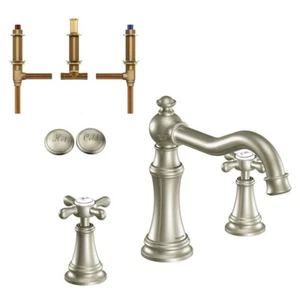 Moen KRTWE-D-TS22101BN Weymouth 8-1/8-Inch Roman Tub Faucet, Brushed Nickel - Picture 1 of 1