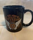 STURGIS Black Hills Biker Rally 2001 Collectible Black Orange Coffee Mug Cup