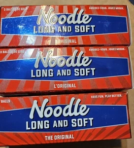 Noodle Long And Soft Golf Balls The Original Lof Of 5 - 15 White Golf Balls New - Picture 1 of 6