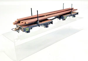 Technomodell H0e 2x 4207 Güterwagen Drehschemelwagen GUT Kuppelstange Ladegut - Bild 1 von 15