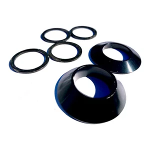 FIT BMX BIKE BB CONE WASHERS 22MM X MID BOTTOM BRACKET FITMENT SPACER KIT NEW - Picture 1 of 1