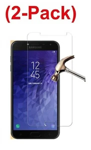Clear Tempered Glass Screen Protector (2-Pack) for Samsung Galaxy J4 2018 - Picture 1 of 1
