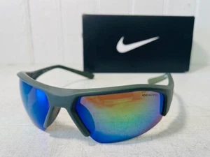 NIKE DV2151-355 SKYLON ACE 22 Sequoia w Green Mirror Lenses Sport Suns $149 - Picture 1 of 6