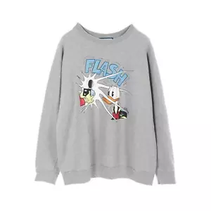 GUCCI GUCCI × Disney Sweat Shirts Tops 623245 Baumwolle Grau Gebraucht Herren XL - Bild 1 von 8