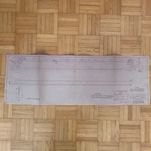 Vintage Porsche Reutter & Co Coachbuilder Factory Part Blueprint Document German - Picture 1 of 11