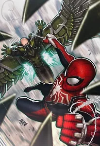 Poster Marvel Spider-Man (11 pollici x 16 pollici) "Città in guerra #3 di David Nakayama" - Foto 1 di 2