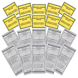 Official Looking Hilarious Novelty Parking Tickets x10 - Picture 1 of 9