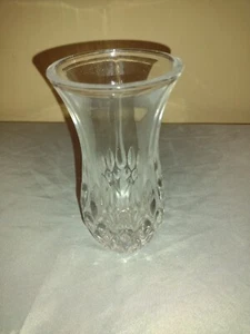 Lead Crystal Vase, 5 1/2" Tall, Good Used Condition - Picture 1 of 3