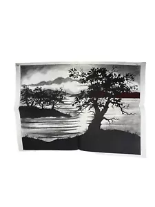Tri-Chem Un-Painted Pictures For Painting 8515 Sunset Silhouette Self-Shading - Picture 1 of 15