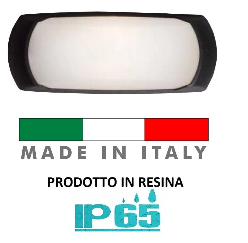FUMAGALLI PLAFONIERA Applique a parete da esterno attacco per lampadine E27 lampada muro