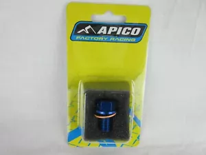Yamaha WR450F 03-23 magnetic sump plug blue apico oil drain bolt - Picture 1 of 1