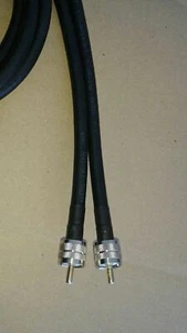 RG-8/U   CB HamRadio  PL259 UHF to PL259 Real Copper VHF 50ohm coaxcable  2 FT - Picture 1 of 2
