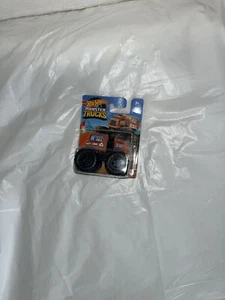 Hot Wheels Monster Truck Will Trash It All Orange Garbage Mattel 2022 1/64 NEW - Picture 1 of 6