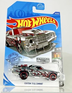 2020 Hot Wheels Walmart #12 Zamac #40 HW Dream Garage 8/10 CUSTOM '71 El CAMINO - Picture 1 of 6