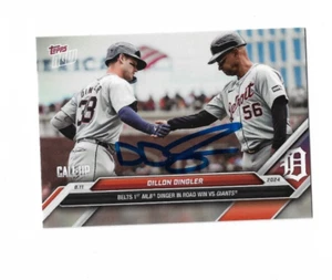 Detroit Tigers DILLON DINGLER Signed 2024 Topps Now Card #544 - Picture 1 of 1