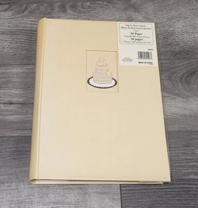 Wedding Photo Album Slip-in Photo Album 50 Pages Holds 300 4 x 6 in Photos - Picture 1 of 12