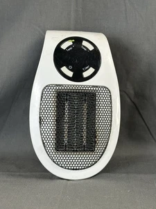SOLEIL PERSONAL ELECTRIC CERAMIC HEATER (WHITE)- PORTABLE - 350 WATTS - Picture 1 of 5