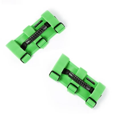 Rugged Ridge Ultimate Green Grab Handles for Jeep CJ5 CJ7 Wrangler TJ Scrambler Foto 1 de 4