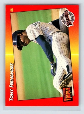 1992 Donruss Triple Play - Tony Fernandez #165 - Image 1 of 2