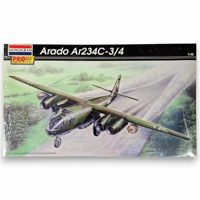 2003 Monogram/Pro Modeler Arado Ar 234C-3/4 1:48 Scale Kit #85-5979 ☆New Sealed☆ - Image 1 of 4