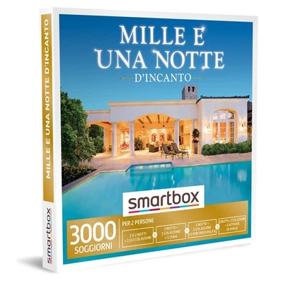 Smartbox Mille e Una Notte d Incanto Cofanetto Regalo Coppia 1 o 2 Notti con - Immagine 1 di 4