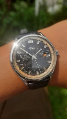 Vintage Nelson "Superstar" manualwinding Watch - 21 Jewels -Rare Bull Logo Dial - Image 1 of 4