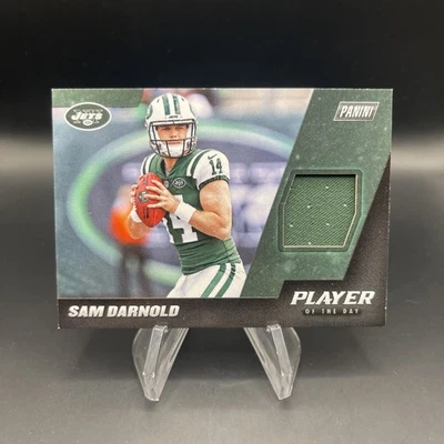 Sam Darnold 2018 Panini Player of the Day RC ACTION Player Worn Jersey Relic - Image 1 of 4
