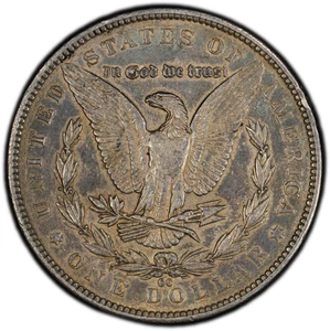 1891-CC Morgan Silver Dollar PCGS GOLD SHIELD XF (Looks XF45/AU50) BETTER DATE! - Picture 1 of 3