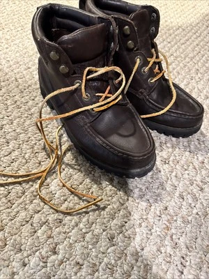 Botas de senderismo Eddie Bauer para mujer de cuero con cordones Gore Tex Chukka 9w Foto 1 de 4