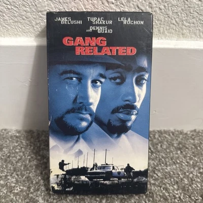 GANG RELATED - Cop Thriller, Last Movie Starring Tupac Shakur, Jim Belushi VHS - Image 1 of 4