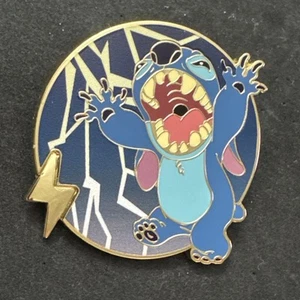 Disney 2024 Stitch - Scared - Gold Lightning Bolt Pin - Picture 1 of 2