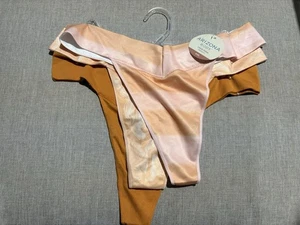 Arizona 3 Pack Seamless Thongs Sz XXL Orange Marble PK NEW NWT - Picture 1 of 11