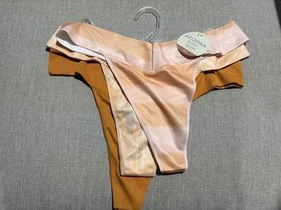 Arizona 3 Pack Seamless Thongs Sz XXL Orange Marble PK NEW NWT - Image 1 of 4