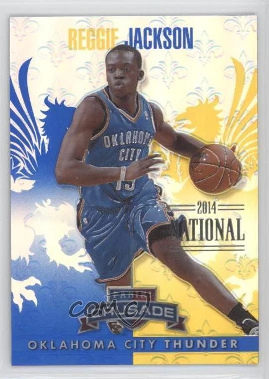 2013-14 Panini Crusade Blue 2014 National Convention /5 Reggie Jackson #215 - Image 1 of 2