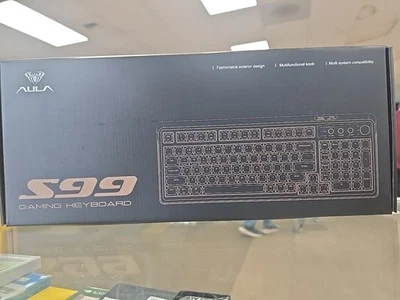 AULA S99, 99-Key, Wireless, Membrane, Gaming Keyboard, RGB, 5-Layer Padding, 200 - Image 1 of 2