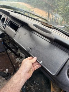1968-1979 VW Bus Glove Box Door Lid. Original Volkswagen. Keyless. Hinges - Picture 1 of 7