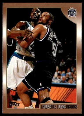 1998-99 Topps Lawrence Funderburke Sacramento Kings #117 - Image 1 of 2