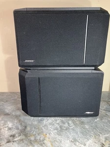 Bose 301 Series IV Direct Reflecting Bookshelf Speakers Pair Black Tested Works - Picture 1 of 21