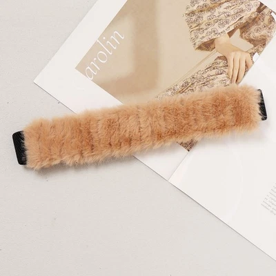 Womens Plush Elastic Waist Belt Stretchy Vintage Belt Ladies Accessory for Women - Image 1 of 4