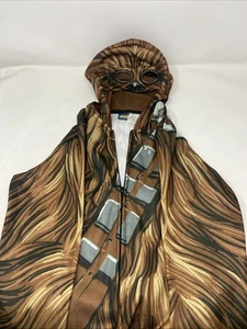 new DISNEY Boy's Jacket Size M Star Wars Chewy Brown Zip Up Sweatshirt - Picture 1 of 5