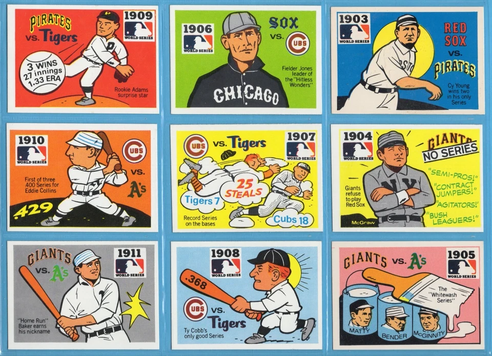 1971 Fleer Laughlin 世界系列卡全套近乎完好惊人套装! 销售价格! — 第 1/4 张图片