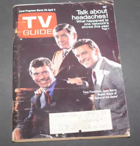 *Original* Mar 29-Apr 4, 1962 TV Guide Magazine - The Name of the Game Cover - Picture 1 of 3