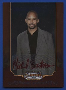 2009 AMERICANA MICHAEL BOATMAN PRIVATE SIGNINGS AUTO AUTOGRAPH #59 #'D 345/406