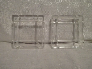 2 Glass Ashtrays - 1 -PGA World Golf Hall Of Fame Ashtray & 1 Blank Ashtray - Picture 1 of 2